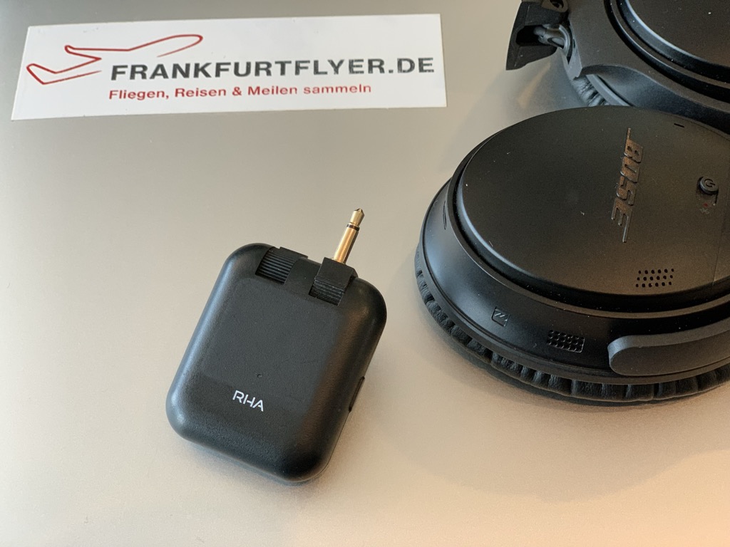 Review RHA Wireless Flight Adapter Bluetooth Flugzeug Adapter für