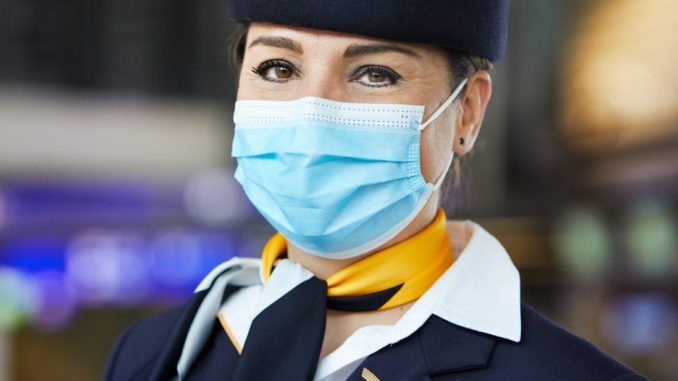Lufthansa Maske