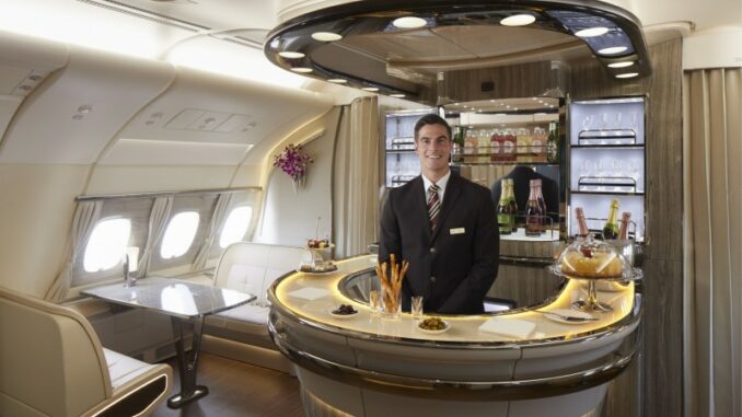 Emirates Bar neu Airbus A380