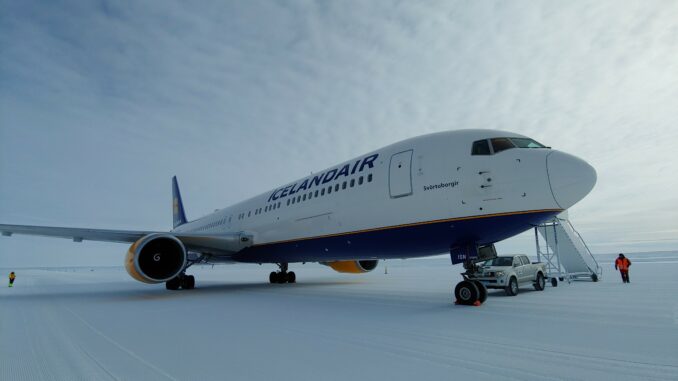 Icelandair 767. antarktik