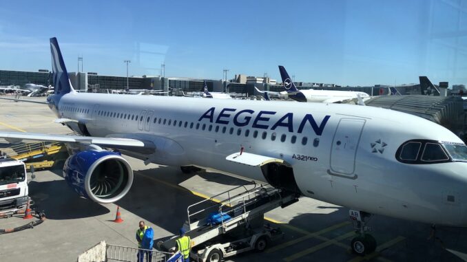 Aegean FRA-SKG A321neo 7