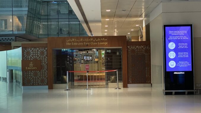Emirates First Class Lounge Corona Dubai-1