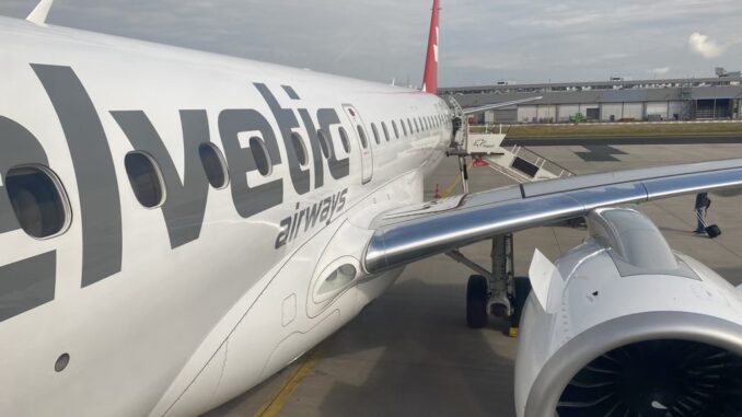 Helvetic Frankfurt nach Zürich-4