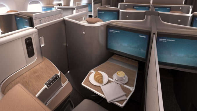 Air China Recaro CL6720 suite