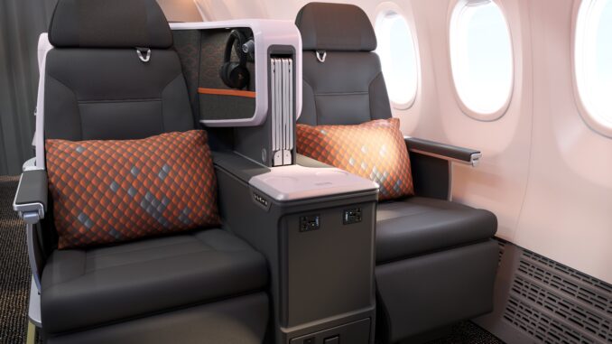 737-8 Business Class_Double Seat_Front