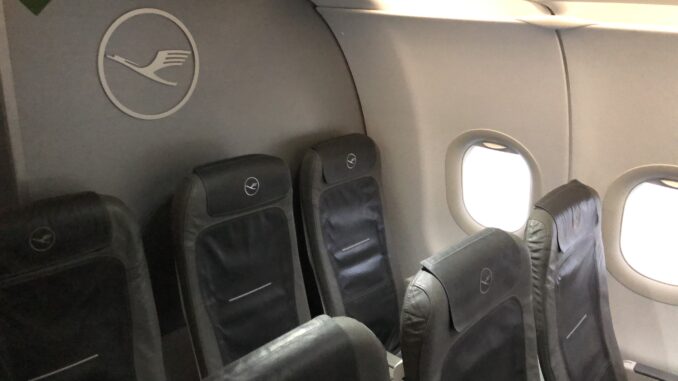 Lufthansa A320 Sitz 1