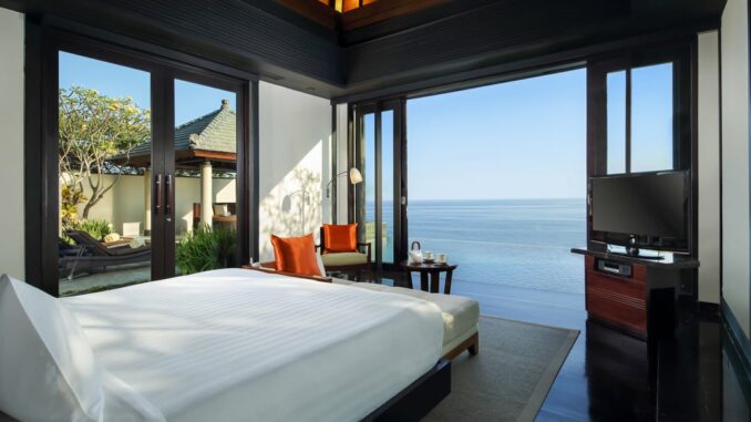 Pool-Villa-Cliff-Edge-3-4- LXR-BALI-Hilton