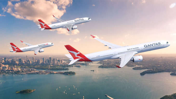 Qantas Airbus aircraft